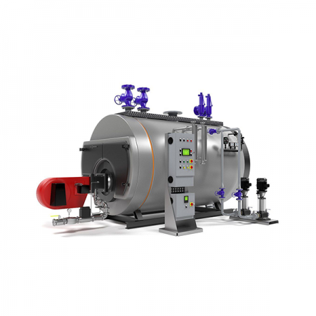 Lò hơi đốt than nằm ngang 